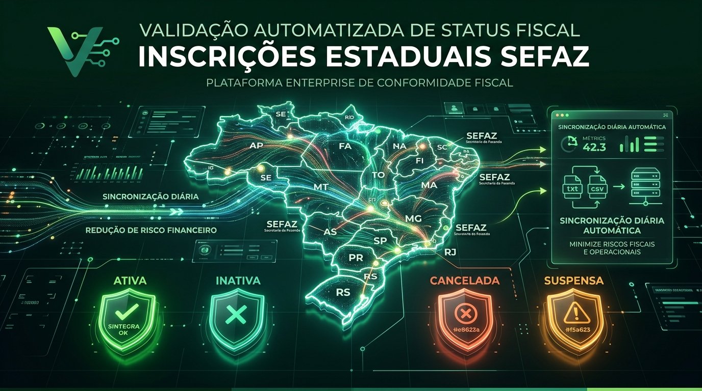 Arquivo Diário de Inscrições Estaduais Inativas SEFAZ